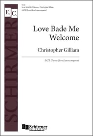 Love Bade Me Welcome SATB choral sheet music cover Thumbnail